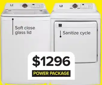 Leon's 4.7 Cu. Ft. Washer and 7.0 Cu. Ft. Dryer offer