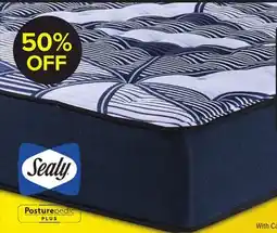Leon's Sealy Posturepedic Plus Sterling - Callie II Firm Tight Top Queen Mattress offer