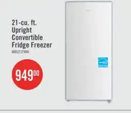 The Brick Midea 21 Cu. Ft. Convertible 2-in-1 Upright Refrigerator-Freezer - White - MRU21F6AWW offer