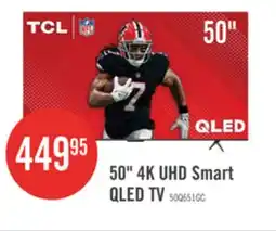 The Brick TCL 50 QLED Pro 4K UHD HDR Pro+ 60Hz Google Smart TV (50Q651G-CA) offer