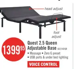 The Brick Quest 2.5 Queen Adjustable Base offer