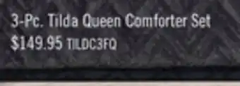 The Brick Tilda 3-Piece Full/Queen Comforter Set - Charcoal offer