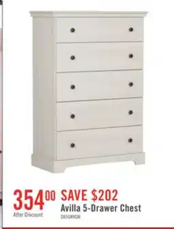 The Brick Avilla 5-Drawer Chest offer
