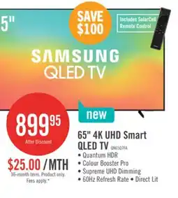 The Brick Samsung 65 Q7F QLED 4K Smart TV with Vision AI offer
