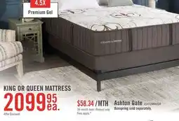 The Brick Stearns & Foster Founders Collection Ashton Gate King Mattress offer