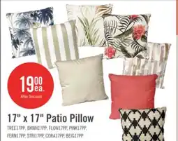 The Brick Indoor/Outdoor Palm Tree Accent Pillow - Blue offer