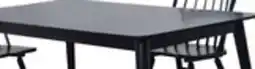 The Brick Astro Dining Table, Tapered Legs, 59.1W - Black offer
