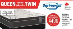 The Brick Springwall Radiant Eurotop Twin Mattress offer