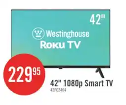 The Brick Westinghouse 42 1080P Roku Smart TV offer