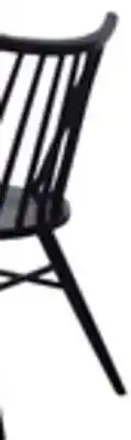 The Brick Astro Dining Chair with Curved Spindle-Back - Black offer