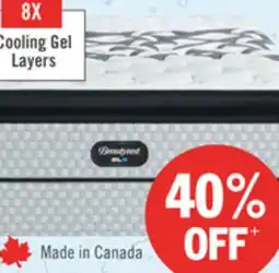 The Brick Beautyrest GL8 Euro Pillowtop Queen Mattress offer