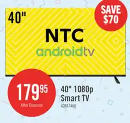 The Brick NTC 40 1080p HD Smart Android TV offer