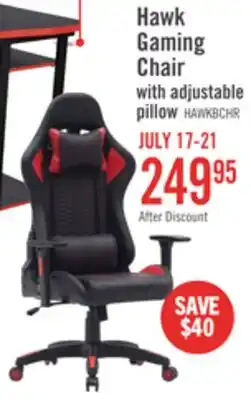 The Brick Hawk 27.5 Ergonomic Gaming Chair - Black & Red offer