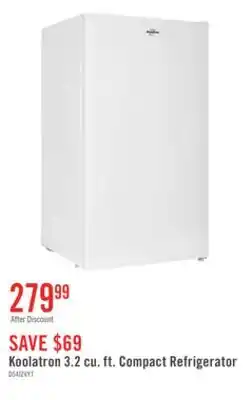 The Brick Koolatron 3.2 Cu. Ft. Compact Refrigerator offer