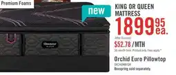 The Brick Beautyrest Black Signature Orchid Euro Pillowtop King Mattress offer