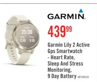 The Brick Garmin Lily 2 Active Gps Smartwatch - Heart Rate, Sleep And Stress Monitoring, 9 Day Battery offer