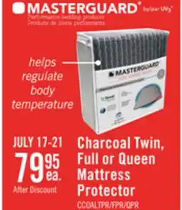 The Brick Masterguard Charcoal Tencel Twin Mattress Protector offer