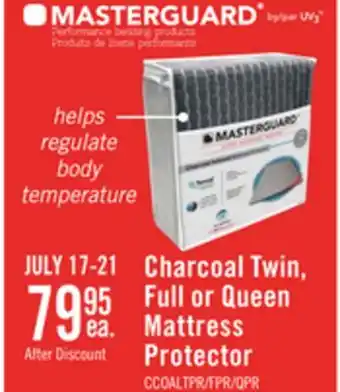 The Brick Masterguard Charcoal Tencel Twin Mattress Protector offer