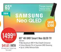 The Brick Samsung 65 QN80F Neo QLED 4K AI Smart TV (QN65QN80FAFXZC) offer