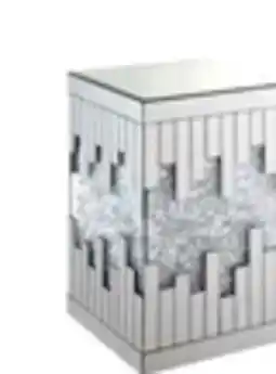 The Brick Lane 12 Mirrored Accent Table - Silver offer