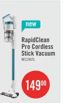 The Brick Eureka RapidClean Pro Cordless Stick Vacuum with LED Headlights - NEC280TLC offer
