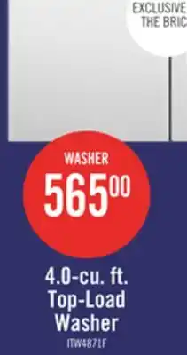 The Brick Inglis 4.0 Cu. Ft. Top-Load Washer - White - ITW4871FW offer