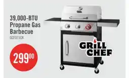 The Brick Grill Chef 39,000 BTU 3-Burner LP Gas BBQ - GCF371CRP offer