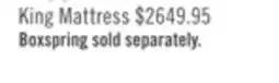 The Brick Tempur-Pedic TEMPUR Support Firm King Mattress offer