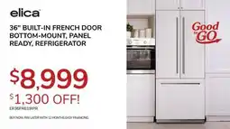 Goemans Appliances elica 36 BUILT-IN FRENCH DOOR BOTTOM-MOUNT PANEL offer