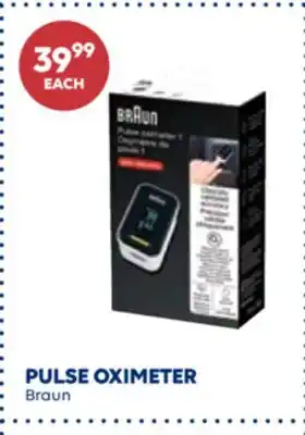 Wellwise by Shoppers PULSE OXIMETER Braun offer