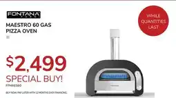 Goemans Appliances FONTANA MAESTRO 60 GAS PIZZA OVEN offer