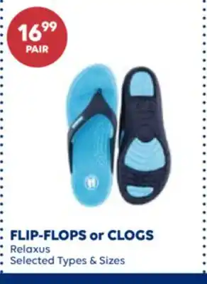 Wellwise by Shoppers FLIP-FLOPS or CLOGS Relaxus offer