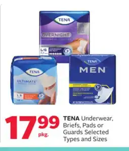 Rexall TENA Underwear, Briefs, Pads or Guards offer