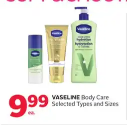 Rexall VASELINE Body Care offer