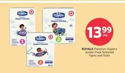 Rexall ROYALE Premium Diapers Jumbo Pack offer