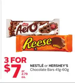 Rexall NESTLÉ or HERSHEY'S Chocolate Bars offer