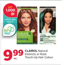 Rexall CLAIROL Natural Instincts or Root Touch-Up Hair Colour offer