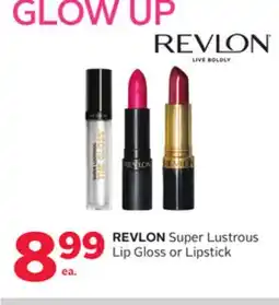 Rexall REVLON Super Lustrous Lip Gloss or Lipstick offer