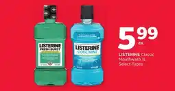 Rexall LISTERINE Classic Mouthwash offer