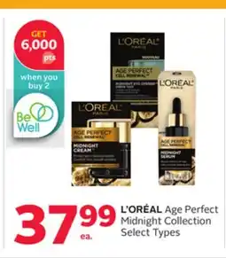 Rexall L'ORÉAL Age Perfect Midnight Collection offer
