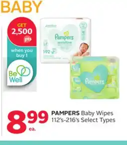 Rexall PAMPERS Baby Wipes offer
