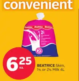 Rexall BEATRICE Skim, 1% or 2% Milk offer