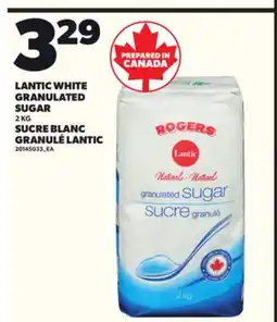 Independent City Market LANTIC WHITE GRANULATED SUGAR, 2 KG offer