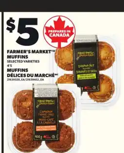 Independent City Market FARMER'S MARKET MUFFINS, 4'S offer