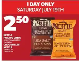 Independent City Market KETTLE POTATO CHIPS, 156-198 G offer
