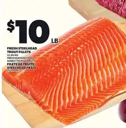 Independent City Market FRESH STEELHEAD TROUT FILLETS offer