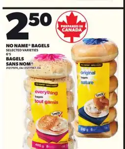 Independent City Market NO NAME BAGELS, 6'S offer