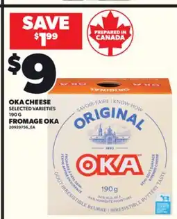 Independent City Market OKA CHEESE, 190 G offer