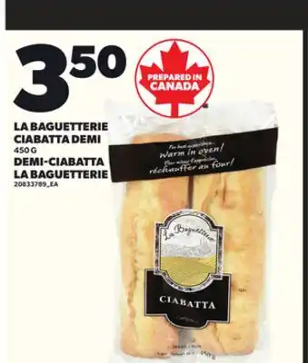 Independent City Market LA BAGUETTERIE CIABATTA DEMI, 450 G offer