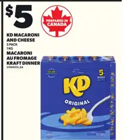 Independent City Market KD MACARONI AND CHEESE, 5 PACK 1 KG offer